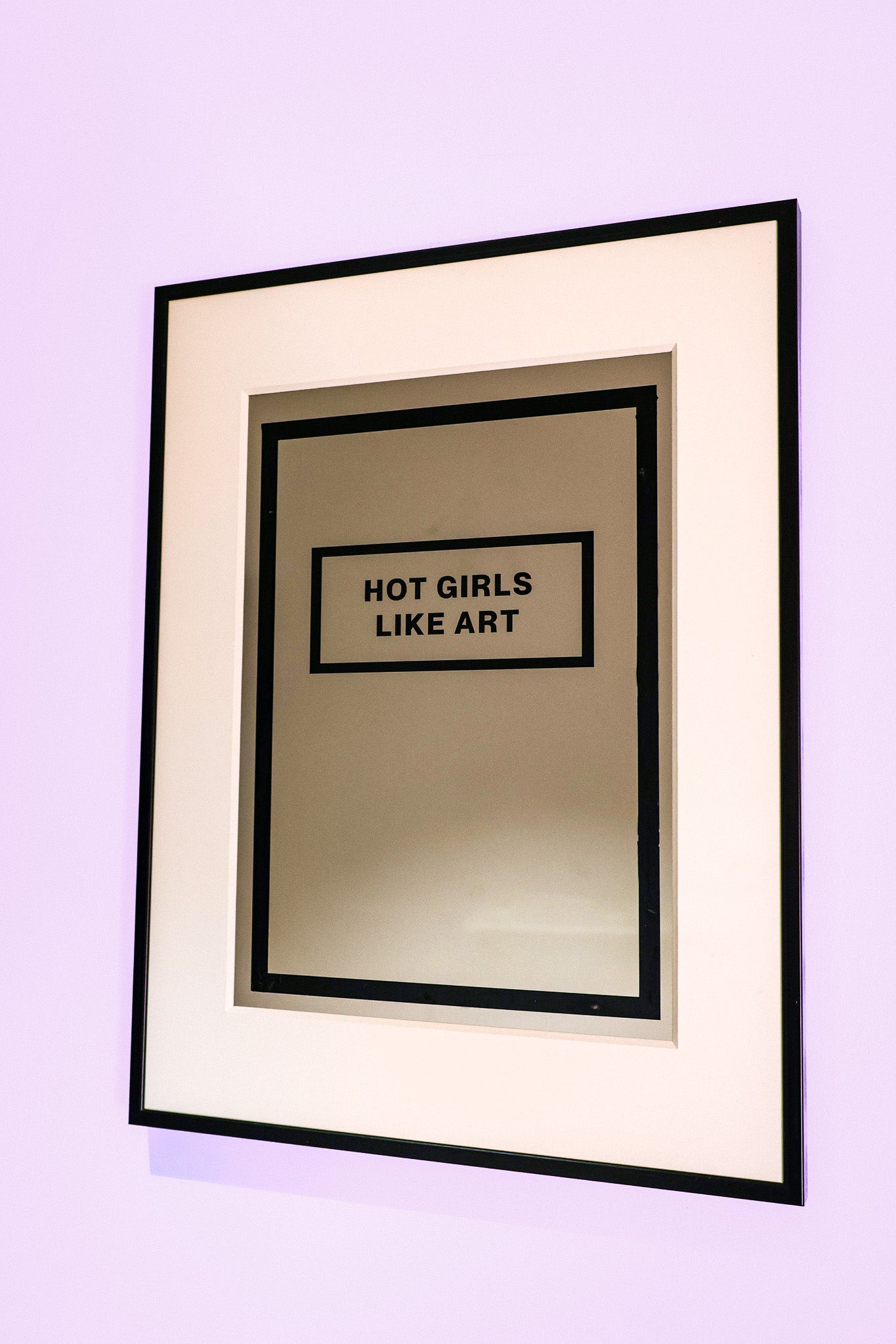 Hot Girls Like Art Mirror