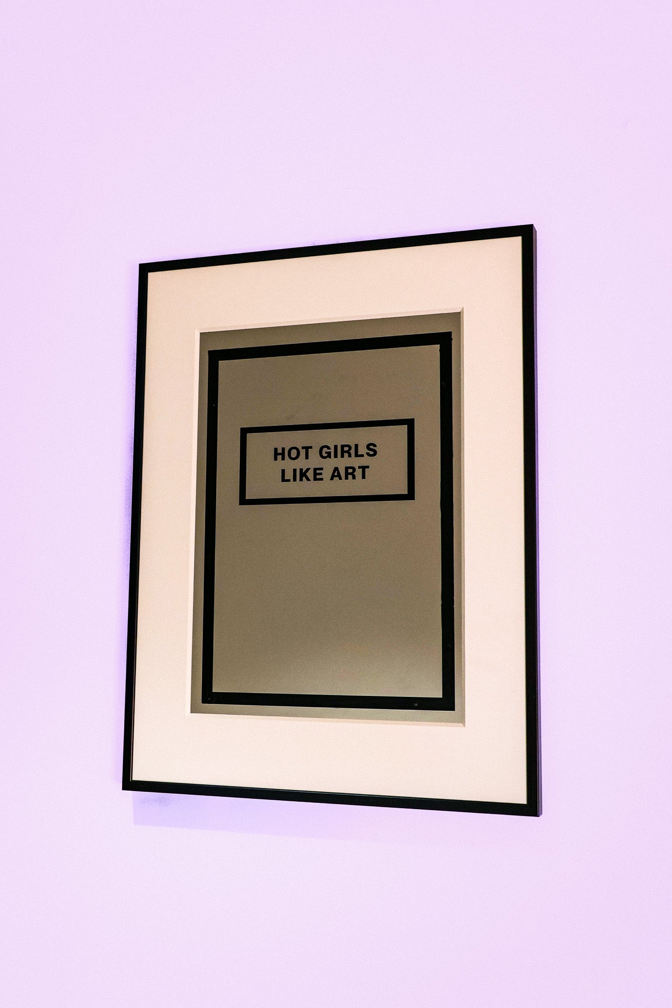 Hot Girls Like Art Mirror