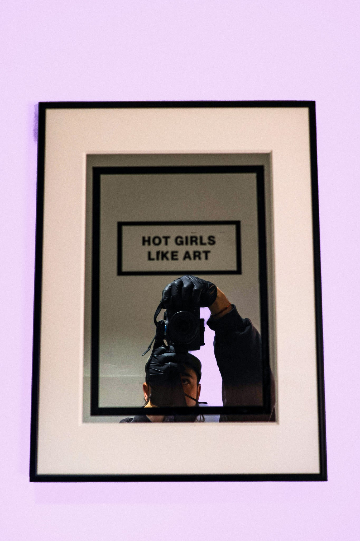 Hot Girls Like Art Mirror